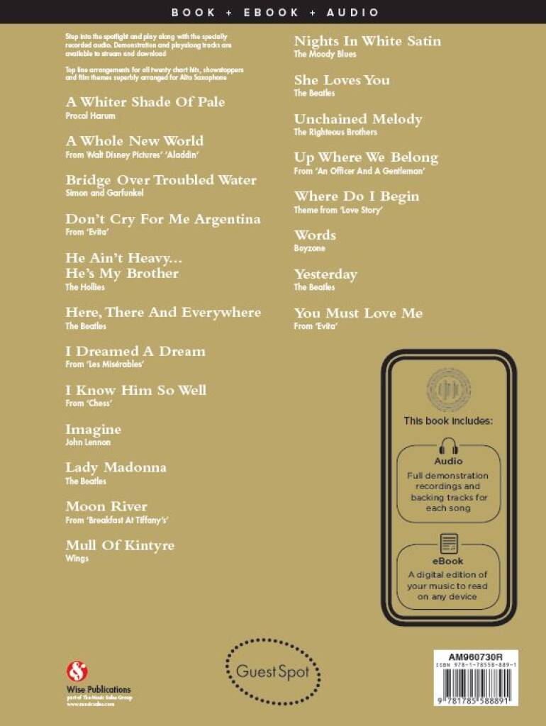 Guest Spot - 20 Classic Hits: Alto Saxophone