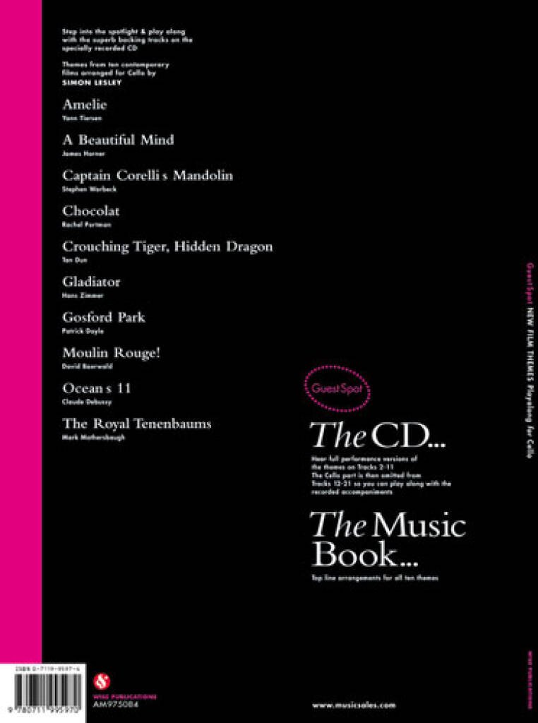 Guest Spot - New Film Themes: Cello Solo