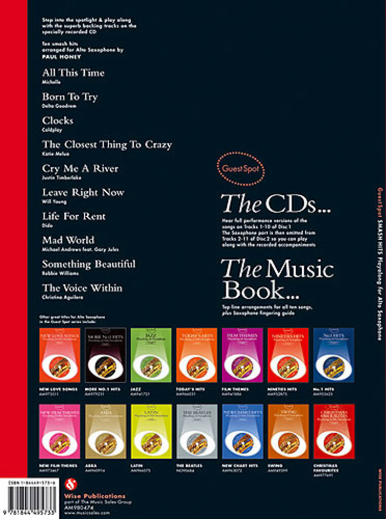 Guest Spot: Smash Hits: Alto Saxophone