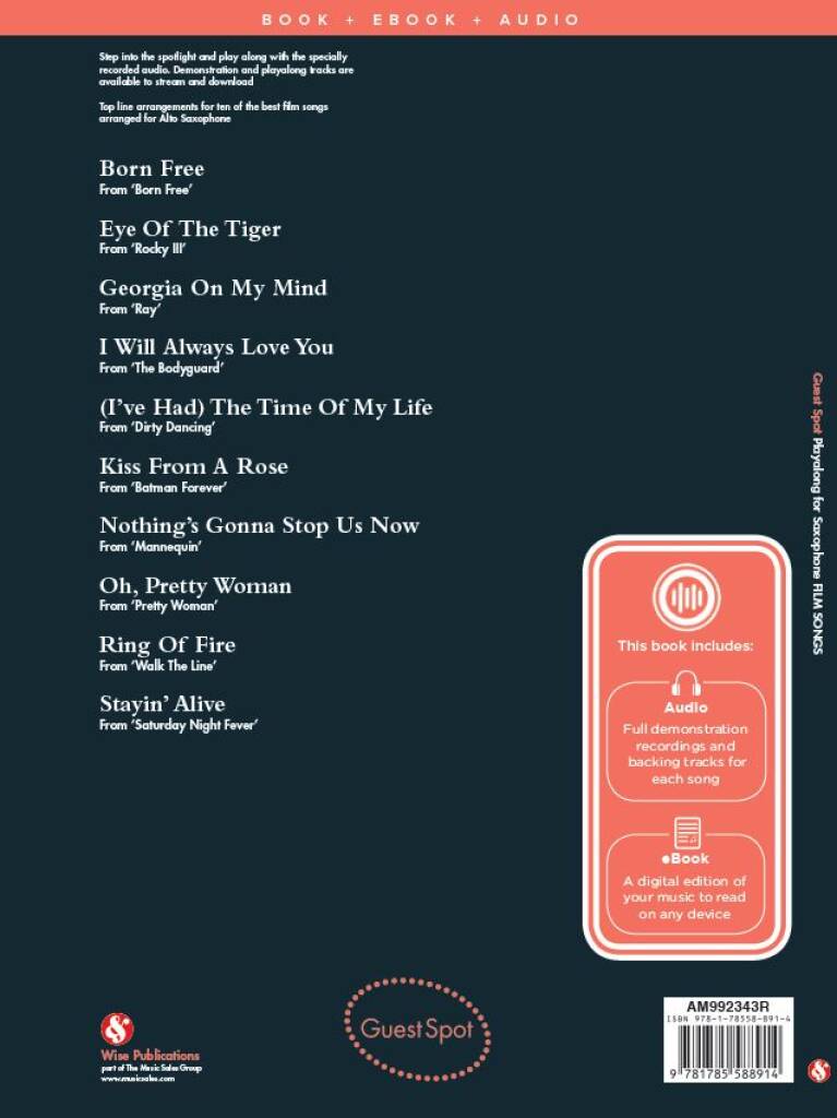 Sam Harrop: Guest Spot: Film Songs: Alto Saxophone