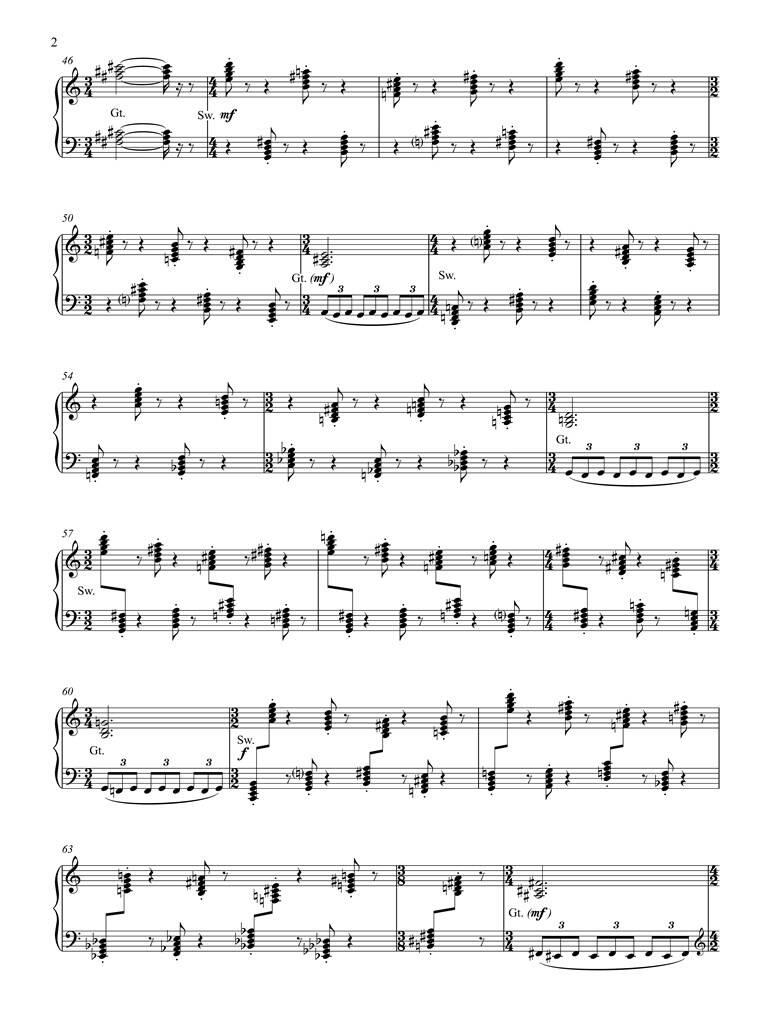 Judith Weir: The Trees Unfold: Organ