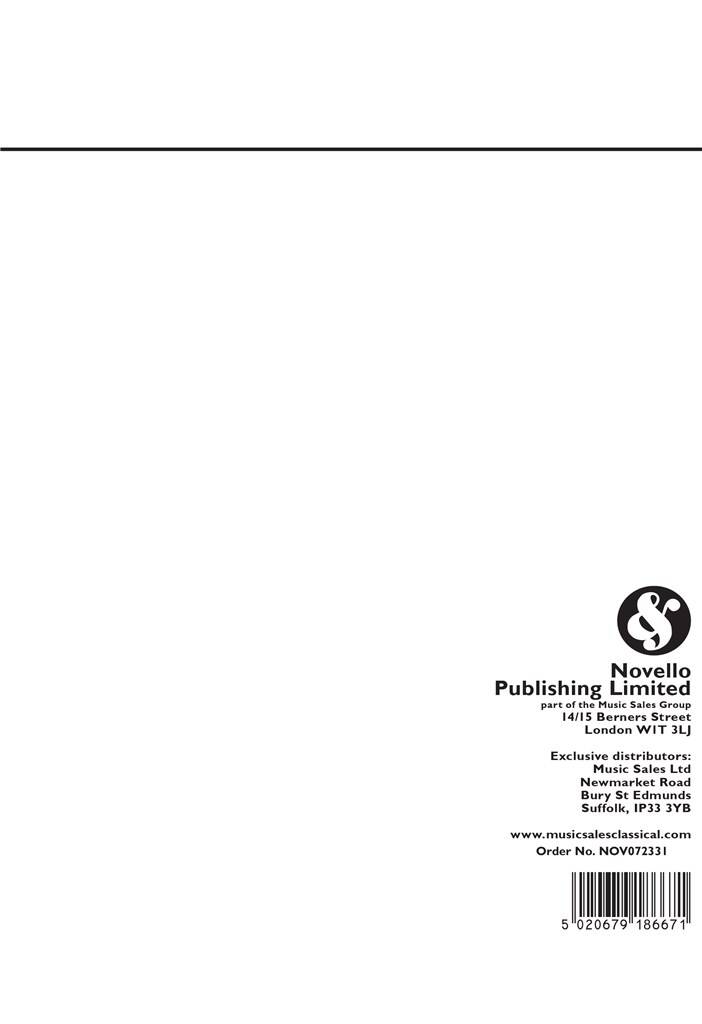 Thea Musgrave: Rorate Coeli: Mixed Choir And Accomp.