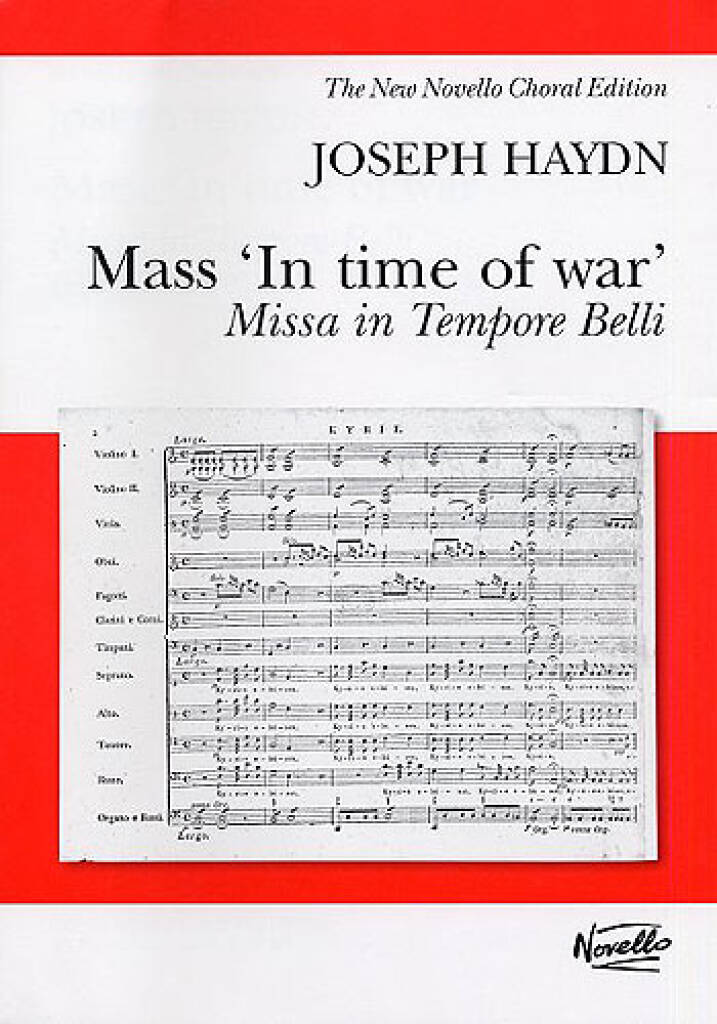Franz Joseph Haydn: Mass In Time Of War (Vocal Score Ed. Pilkington): Mixed Choir And Piano/Organ