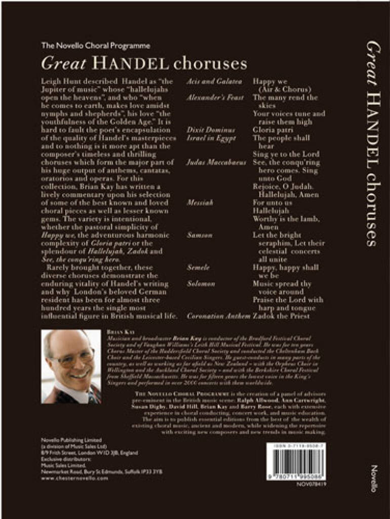 Georg Friedrich Händel: Great Handel Choruses: Mixed Choir And Piano/Organ