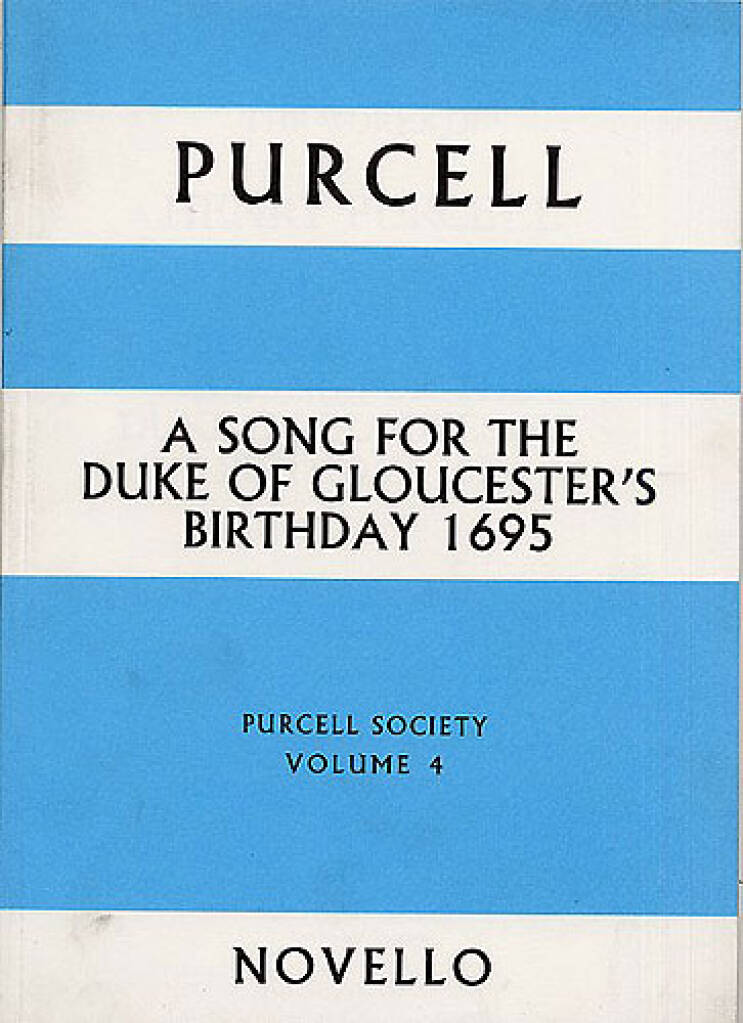 Henry Purcell: Purcell Society Volume 4: Mixed Choir And Ensemble