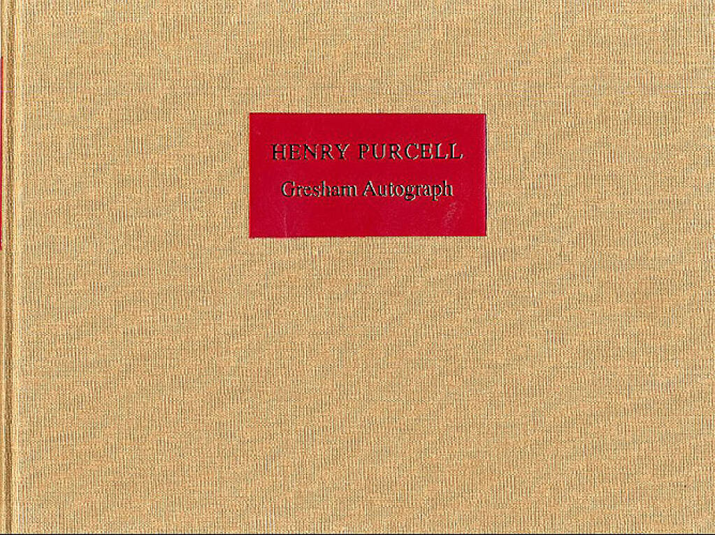 Henry Purcell: Gresham Autograph: Vocal Solo