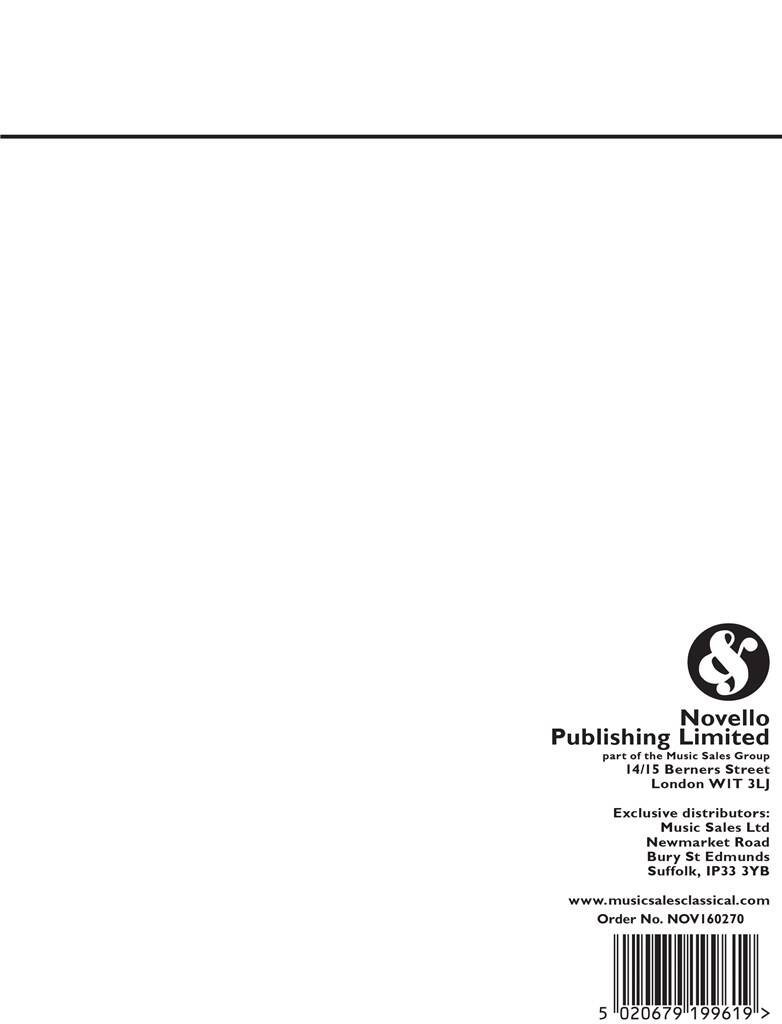 Thea Musgrave: On The Underground Set 1: Mixed Choir And Accomp.