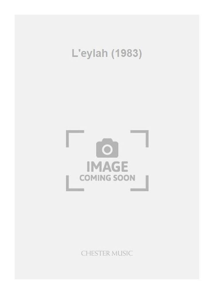 Brian Elias: L'Eylah (1984): Piano Solo