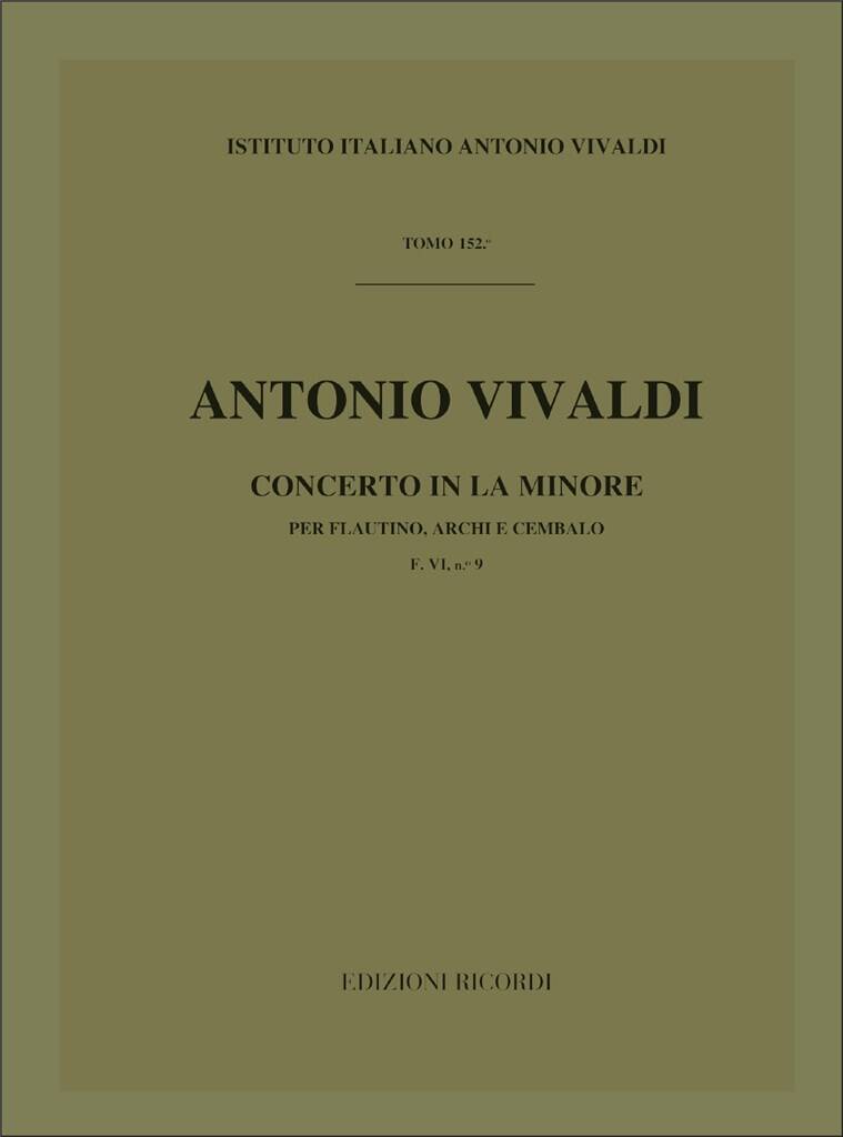 Antonio Vivaldi: Concerto Per Ottavino ('Flautino'), Archi e BC:: Orchestra