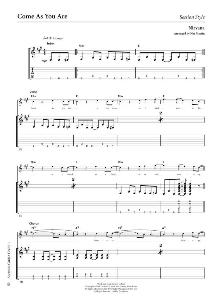 Rockschool Acoustic Guitar Grade 1 - (2019)