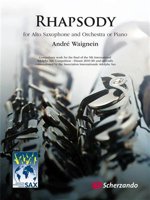 André Waignein: Rhapsody: Alto Saxophone