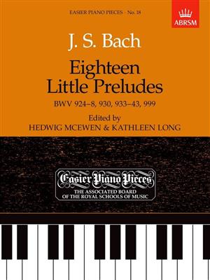 Johann Sebastian Bach: Eighteen Little Preludes: Piano Solo