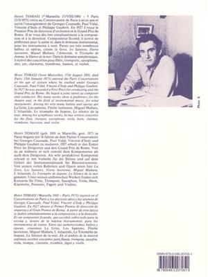 Henri Tomasi: Concerto pour saxophone alto et orchestre: Alto Saxophone And Accomp.