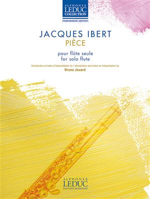 Jacques Ibert: Pièce pour flûte seule: Flute Solo