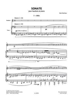 Henri Dutilleux: Sonate pour hautbois et piano: Oboe And Accomp.