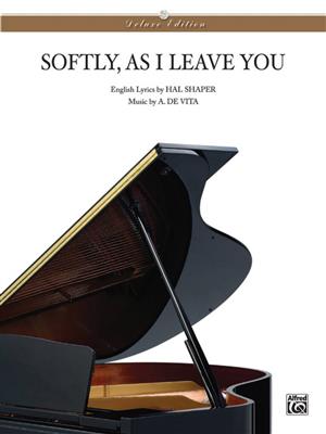 A. De Vita: Softly As I Leave You: Piano, Vocal And Guitar