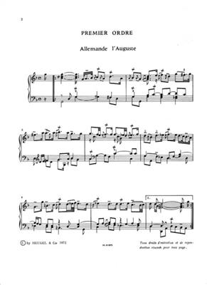 François Couperin: Pièces De Clavecin Vol.1: Harpsichord