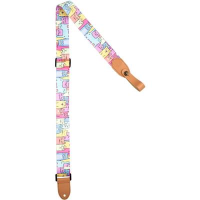 Polyester Ukulele Strap - Kitty