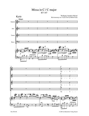 Wolfgang Amadeus Mozart: Missa in C major K.167: Mixed Choir And Ensemble