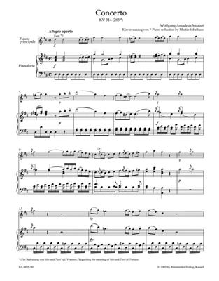 Wolfgang Amadeus Mozart: Flute Concerto In D K.314: (Arr. Martin Schelhaas): Orchestra And Solo