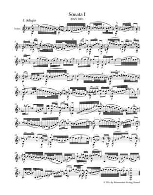 Johann Sebastian Bach: Drei Sonaten und drei Partiten: Violin Solo