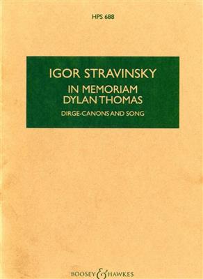 Igor Stravinsky: In memoriam Dylan Thomas: Chamber Ensemble