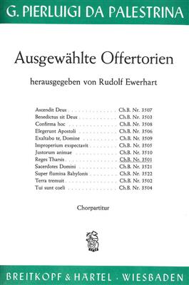 Giovanni Pierluigi da Palestrina: Reges Tharsis: Mixed Choir And Accomp.