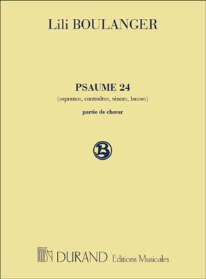 Lili Boulanger: Psaume 24 La Terre Appartient A L'Eternel: Mixed Choir And Accomp.