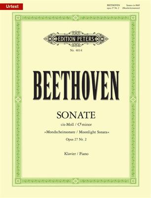 Ludwig van Beethoven: Sonata No.14 Op.27 In C Sharp Minor 'Moonlight': Piano Solo
