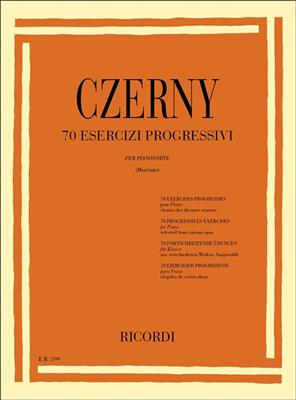 Carl Czerny: 70 Esercizi Progressivi: Piano Solo