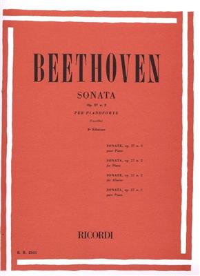 Ludwig van Beethoven: 32 Sonate: N. 14 In Do Diesis Min. Op. 27 N. 2: Piano Solo