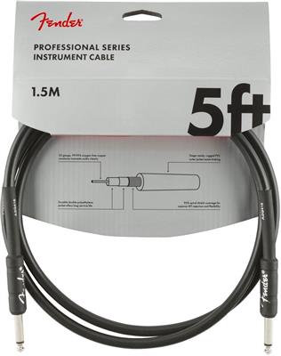 Professional 5' Instrument Cable Black