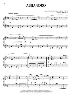 Lady Gaga: Lady Gaga: 12 Favorites (Piano Solo): Piano Solo