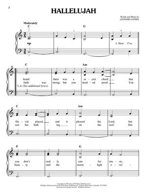 Leonard Cohen: Hallelujah: Easy Piano