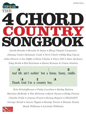 The 4-Chord Country Songbook - Strum & Sing: Guitar Solo