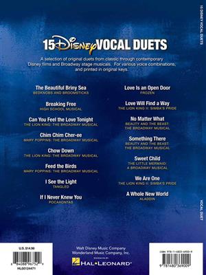15 Disney Vocal Duets: Vocal Duets