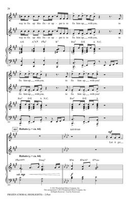 Frozen: (Arr. Mark Brymer): Upper Voices And Accomp.