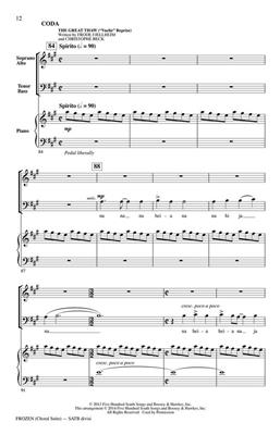 Christine Hals: Frozen: Mixed Choir And Accomp.