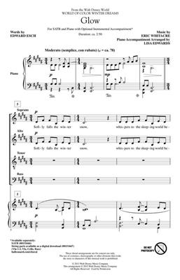 Eric Whitacre: Glow: Mixed Choir And Accomp.