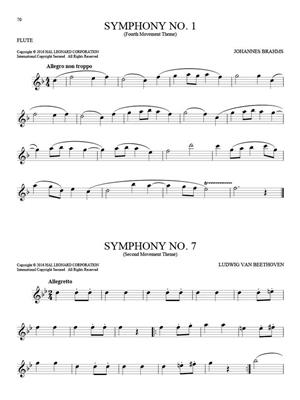 101 Classical Themes for Flute: Flute Solo