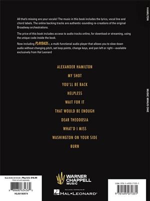 Hamilton: 10 Selections from the Hit Musical: Vocal Solo