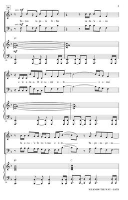 We Know the Way: (Arr. Roger Emerson): Mixed Choir And Accomp.