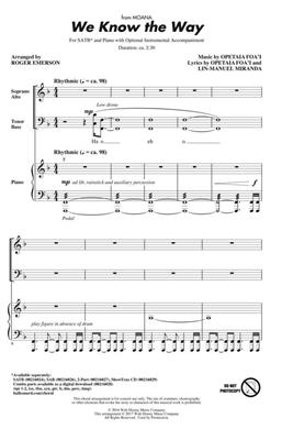 We Know the Way: (Arr. Roger Emerson): Mixed Choir And Accomp.