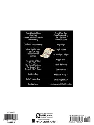 William Bolcom - Complete Rags for Piano