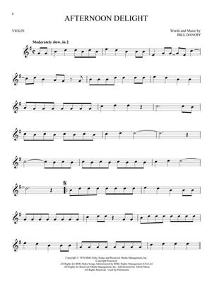 101 Popular Songs: Violin Solo