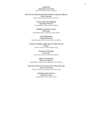 Singer's Musical Theatre Anthology: Trios: Vocal Solo