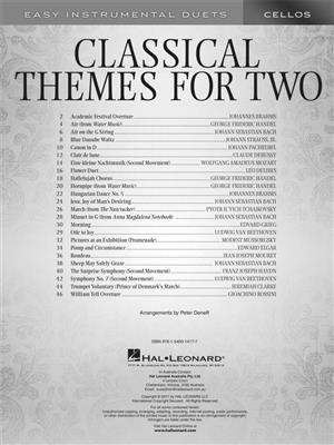 Classical Themes for Two Cellos: Cello Duet