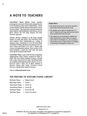 ChordTime Piano Disney