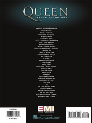 Queen: Queen - Deluxe Anthology: Piano, Vocal And Guitar