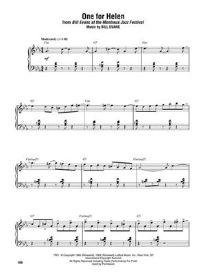 Bill Evans: Bill Evans Omnibook for Piano: Piano Solo